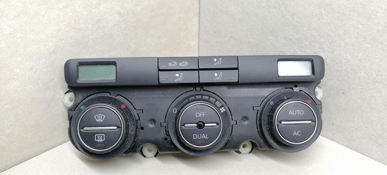 блок управления печки / климат-контроля Volkswagen Passat B6 2008, 2.0 л., TDi, CBAB, дизель, 6МКПП, серебристый, универсал, 3C0907044CR