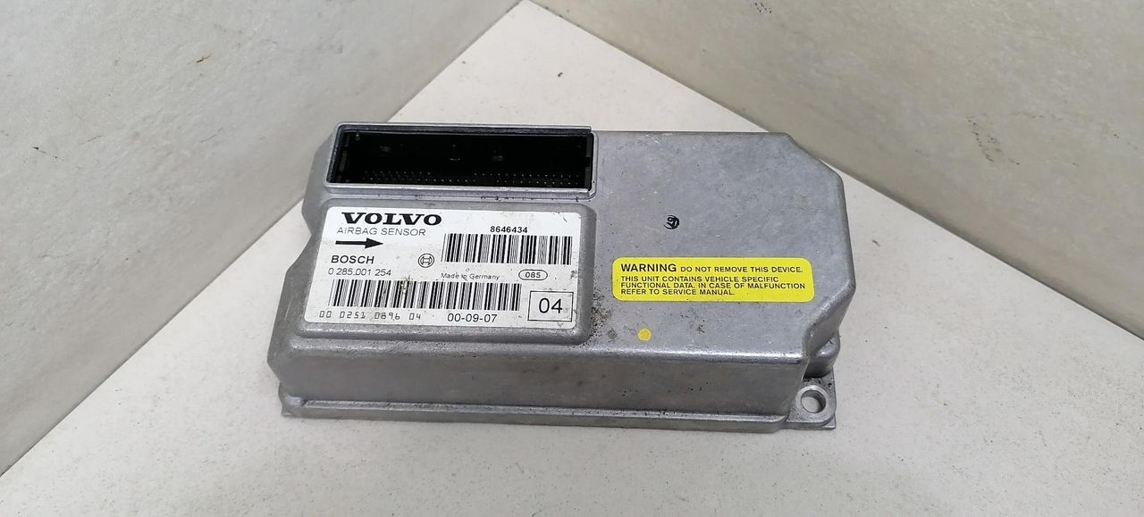 блок AirBag Volvo S80 1 поколение 2001, 2.8 л., B 6284 T, бензин, АКПП, синий, седан, 0285001254, 8646434