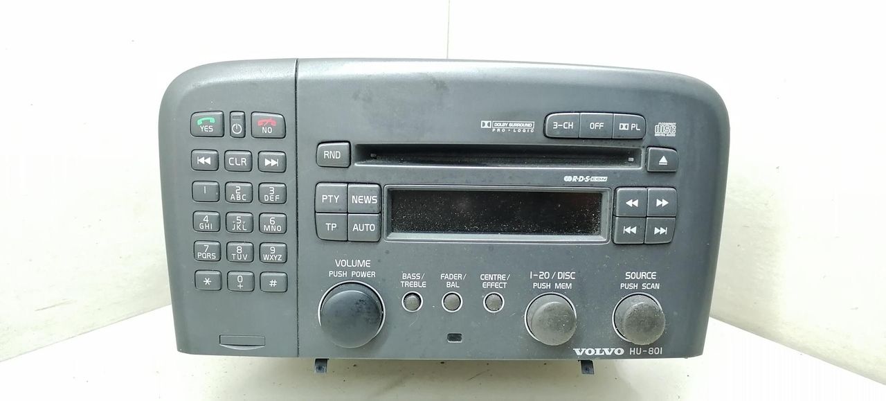 магнитола Volvo S80 1 поколение 2001, 2.8 л., B 6284 T, бензин, АКПП, синий, седан, 8622146-1, 8633977