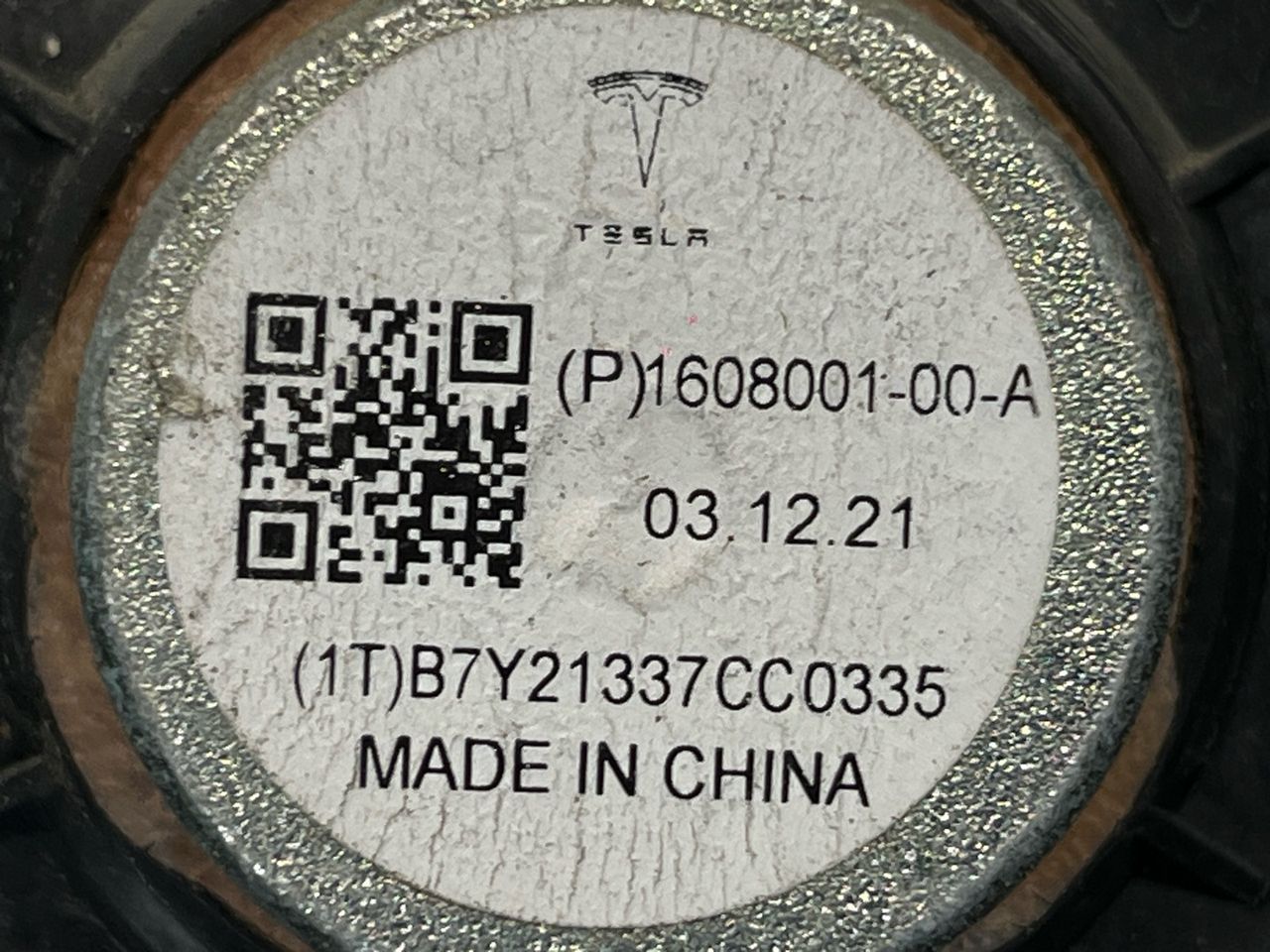 динамик Tesla Model X 1 поколение [рестайлинг] 2022, электро, 1608001-00-A
