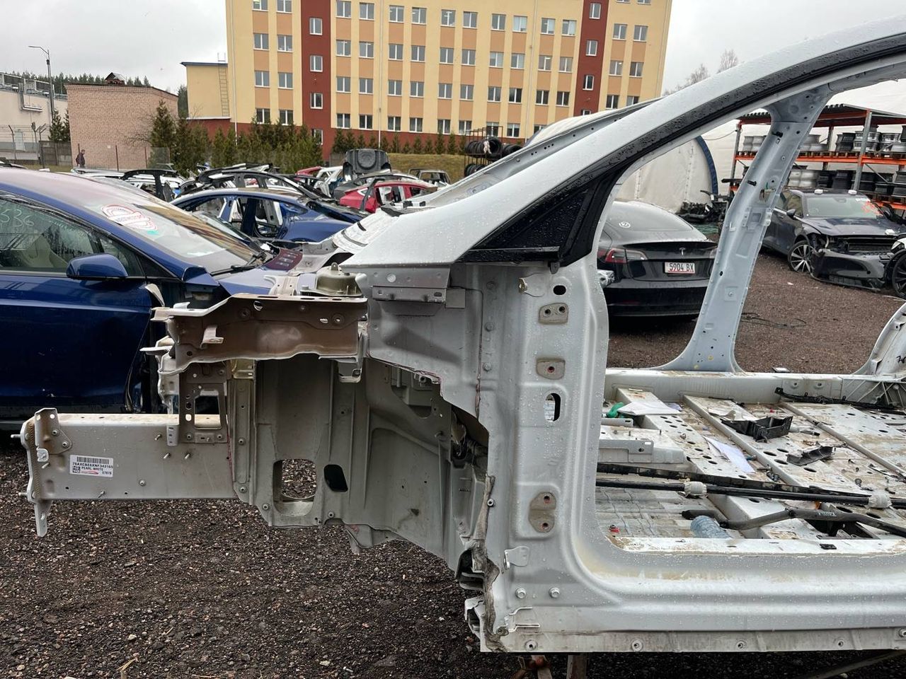 четверть передняя левая Tesla Model X 1 поколение [рестайлинг] 2022, электро