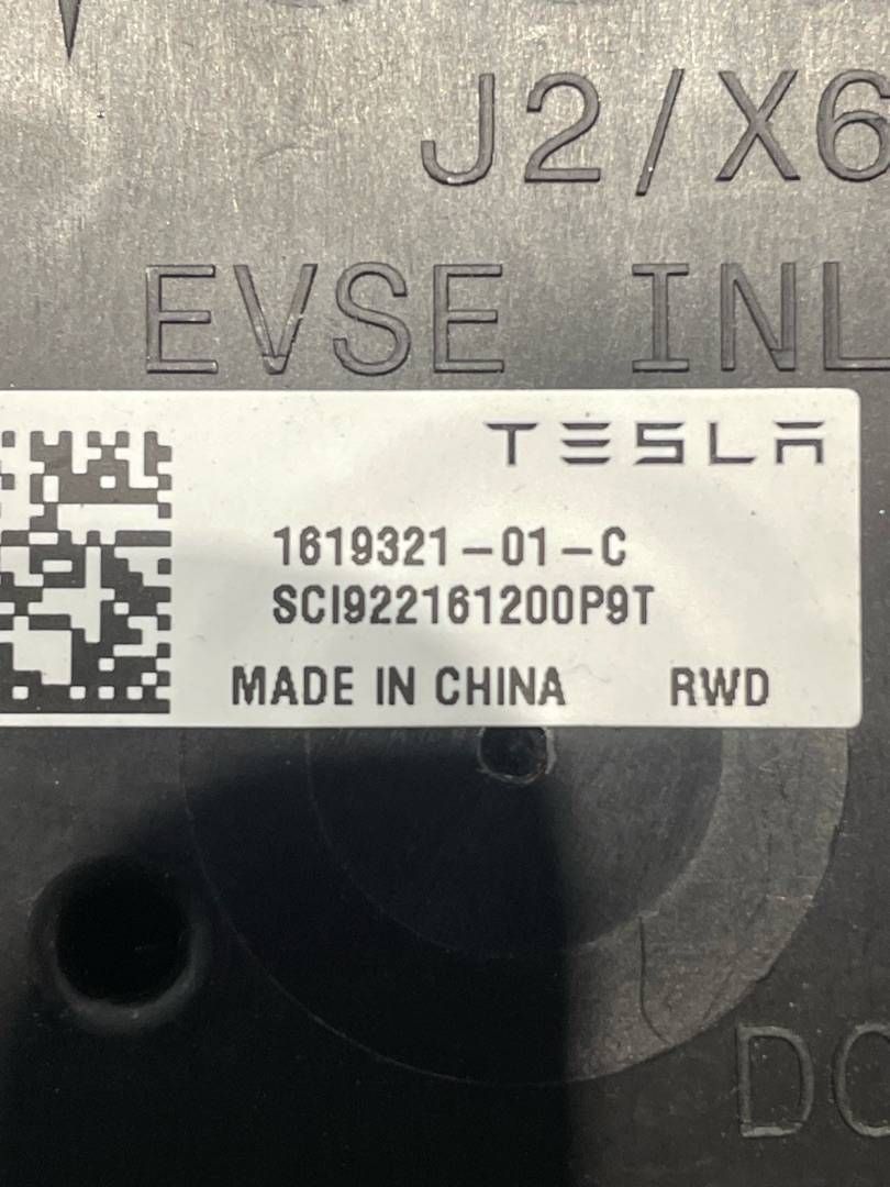 зарядка для электромобиля Tesla Model X 1 поколение [рестайлинг] 2023, электро, 1619321-01-C