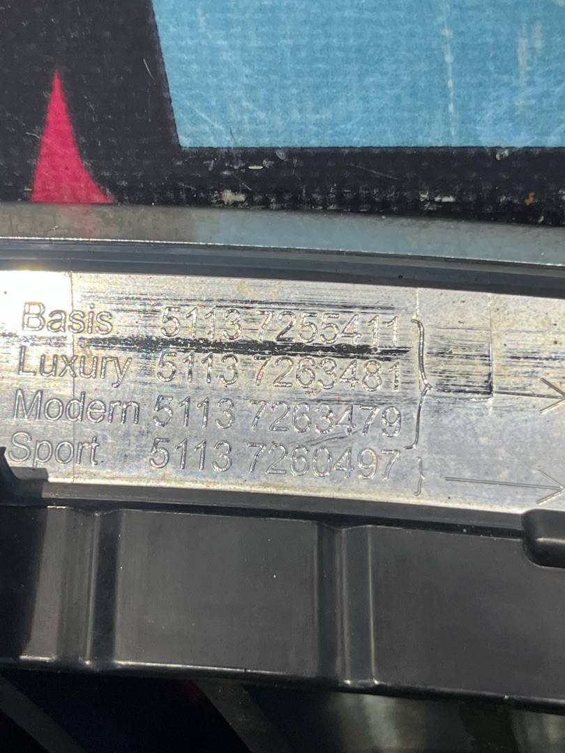 решетка радиатора BMW 3 серия F30/F31/F34 (2011 - 2016), 51137255411, 7255411