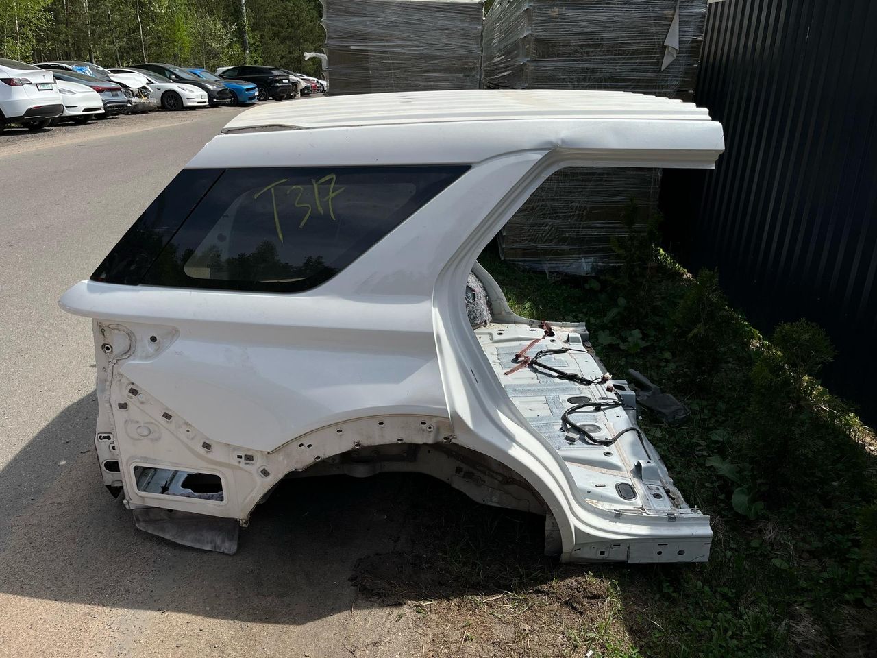 крыло заднее правое Ford Explorer 6 поколение U625 2020, 2.3 л., бензин, белый, задний привод