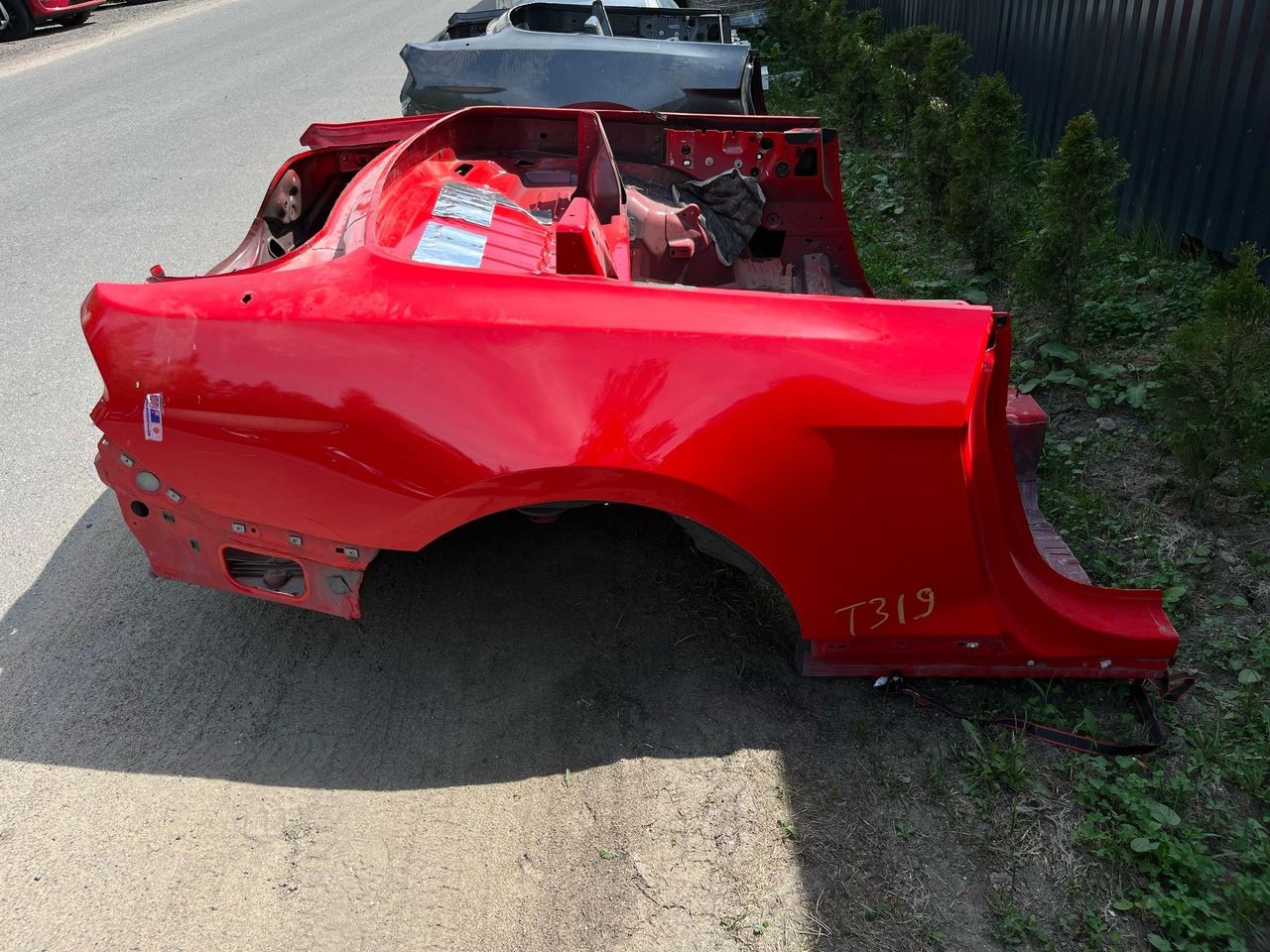крыло заднее правое Ford Mustang 6 поколение S550 [рестайлинг] 2019, 2.3 л., бензин, АКПП, красный, кабриолет, задний привод