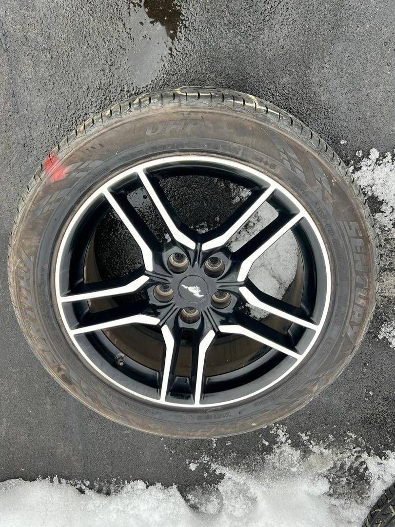 диск литой Ford Mustang 6 поколение S550 [рестайлинг] 2019, 2.3 л., бензин, АКПП, кабриолет, задний привод, JR3C1007BA
