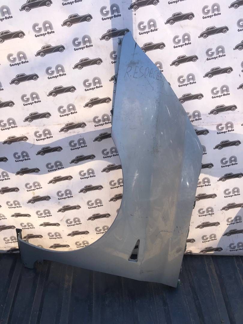 крыло переднее левое Renault Espace 4 поколение 2003, 2.0 л., бензин, gainsboro, минивэн