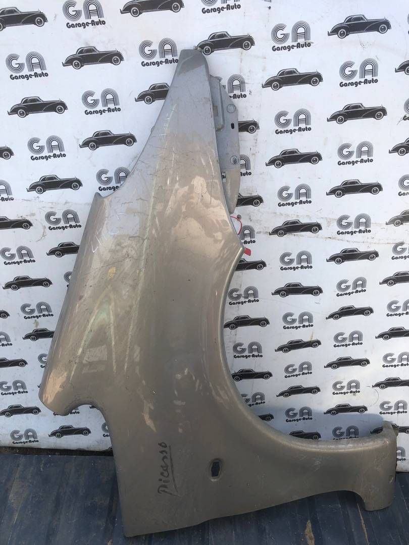 крыло переднее правое Citroen Xsara Picasso 1 поколение 2002, 1.8 л., 6FZ (EW7J4), бензин, 5МКПП, серебро, минивэн
