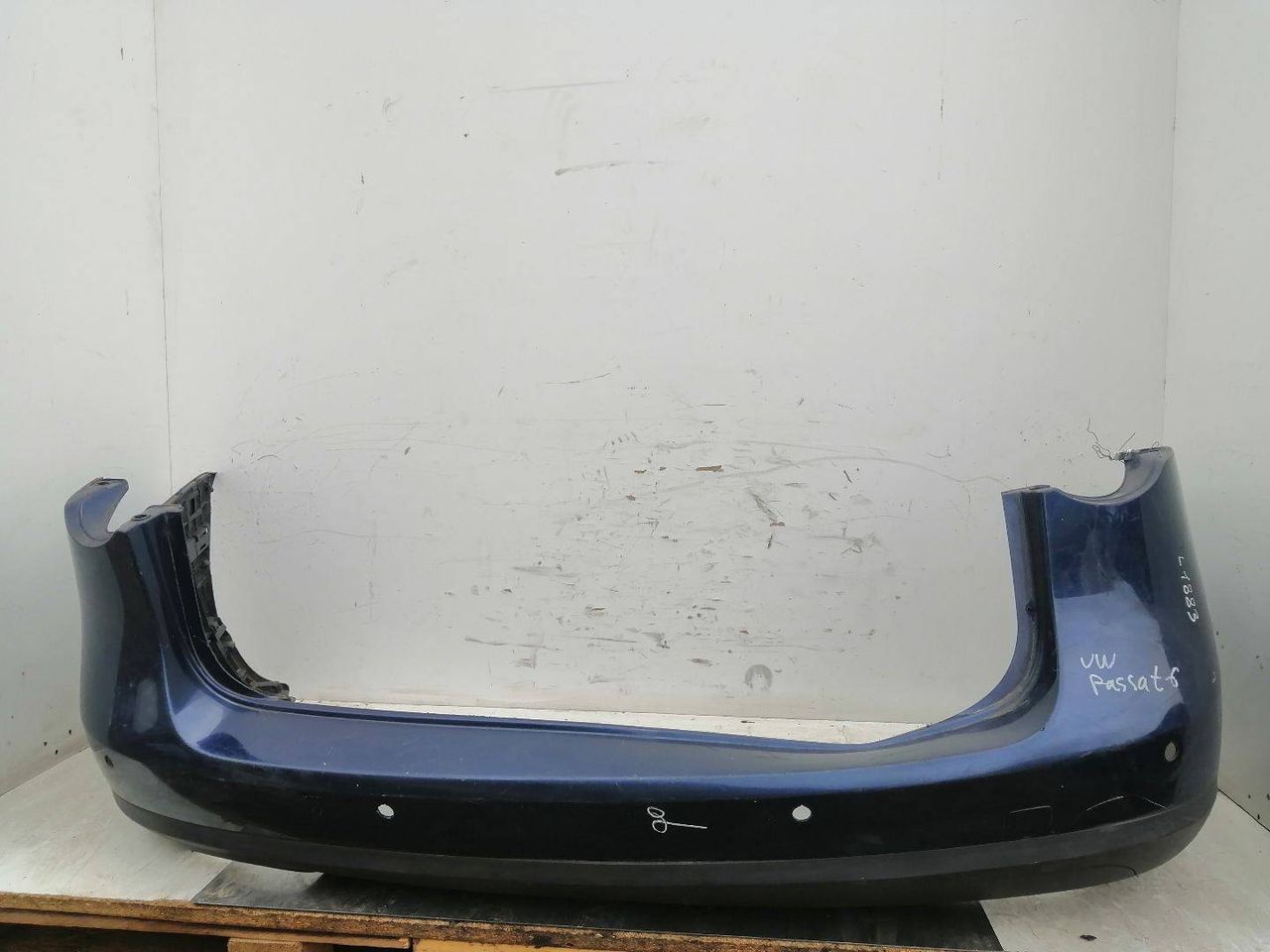 бампер задний Volkswagen Passat B6 2007, 1.9 л., darkblue, универсал