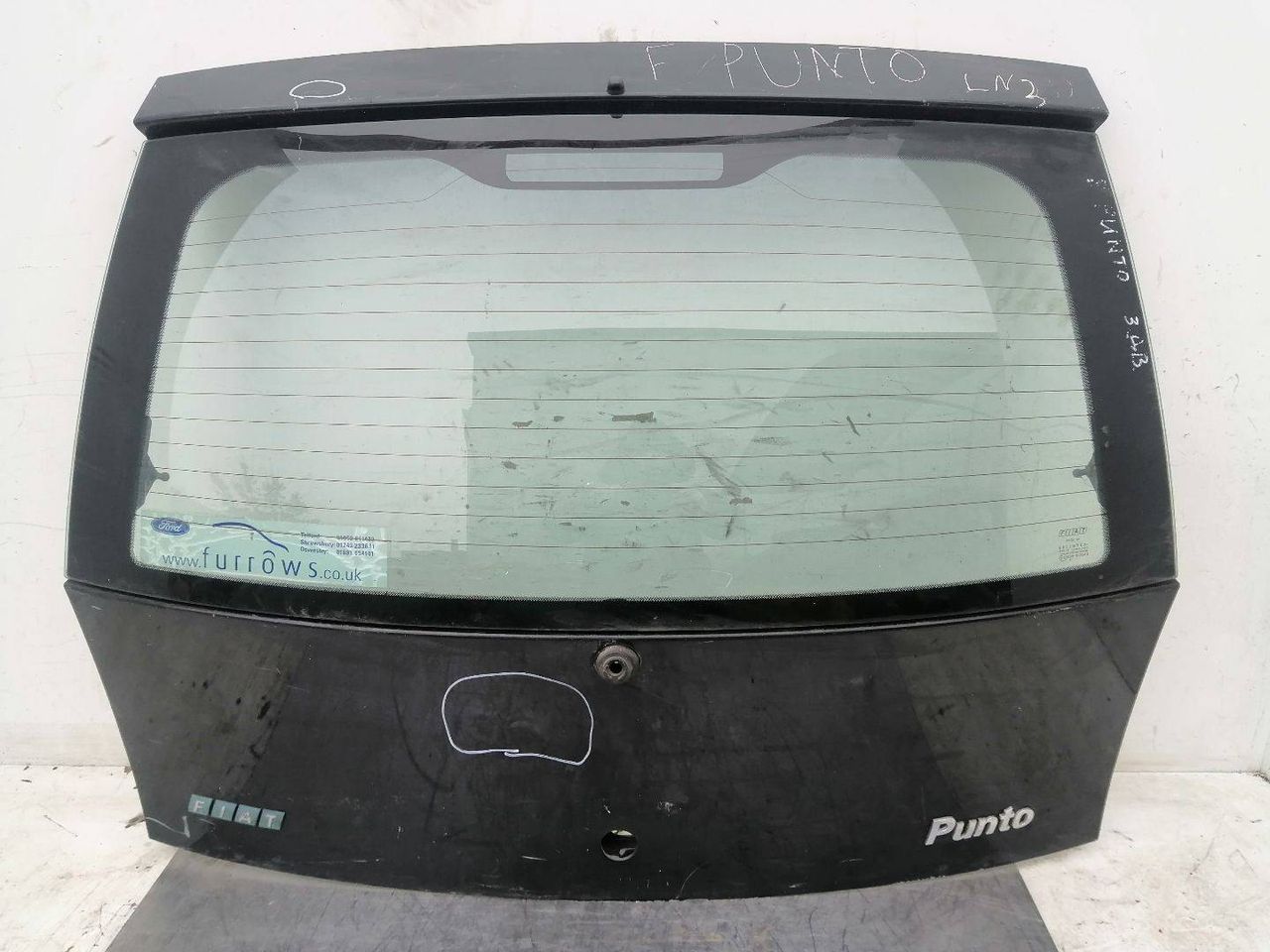 крышка багажника (дверь 3-5) Fiat Punto 2 поколение 2001, black, купе