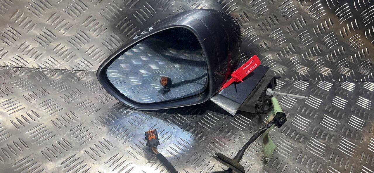 зеркало наружное левое Citroen C5 2 поколение 2008, 2.0 л., дизель, МКПП, темно серый, седан