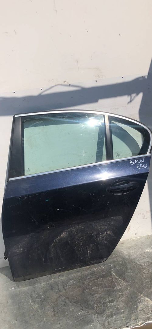дверь задняя левая BMW 5 серия E60/E61 2003, 3.0 л., дизель, darkblue, седан