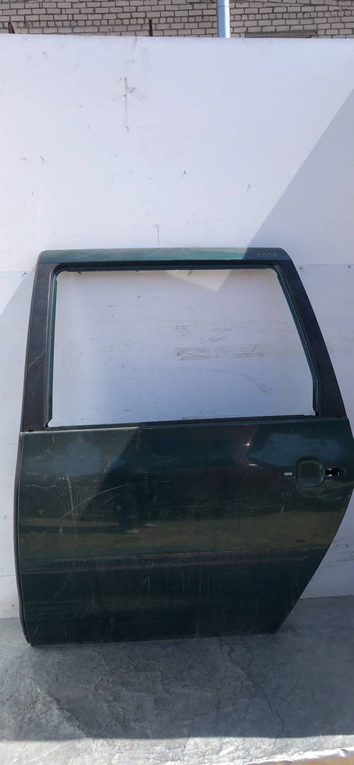 дверь задняя левая SEAT Alhambra 1 поколение 1998, 1.9 л., darkgreen, минивэн