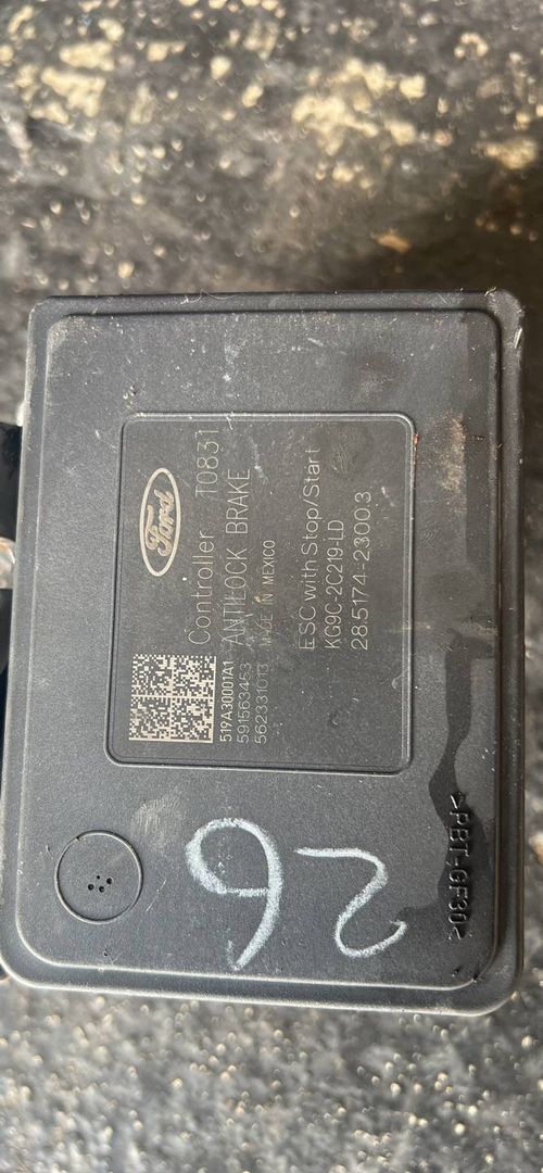 блок ABS Ford Fusion (USA) 2 поколение [рестайлинг] 2019, 1.5 л., бензин, АКПП, седан, KG9C-2C219-LD, 591563453, 562331013, KG9C-2B373-LD, 25.0220-1301.4, T0831, 28.5174-2300.3