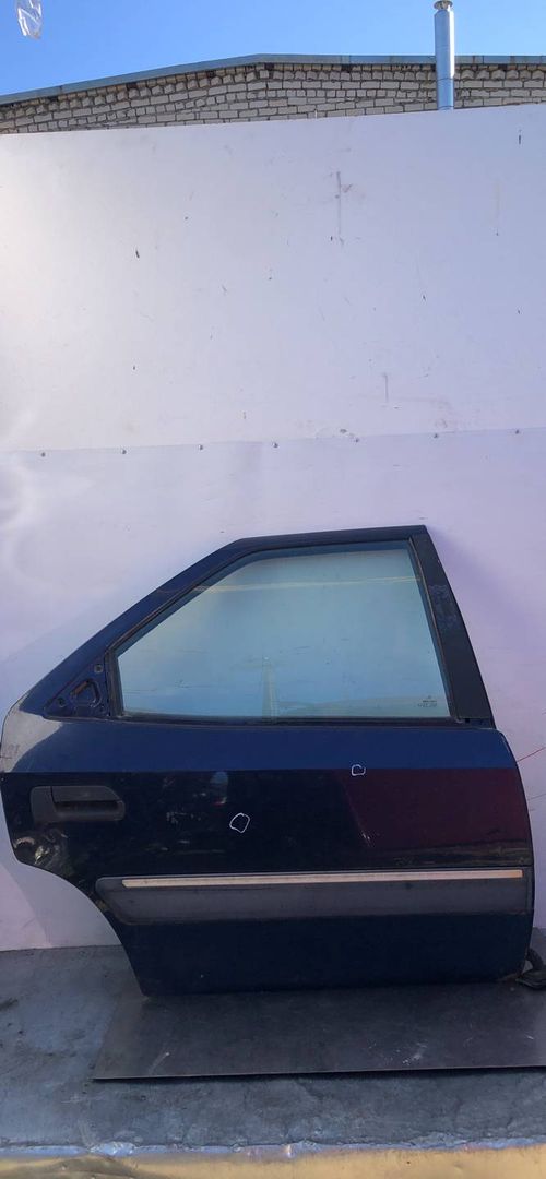 дверь задняя правая Citroen Xantia 1 поколение 1997, 1.9 л., дизель, синий, хетчбэк 5 дв.