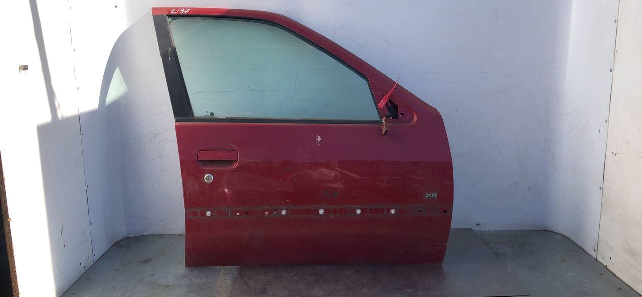 дверь передняя правая Peugeot 306 1 поколение [рестайлинг] 2000, 2.0 л., RFV (XU10J4R), бензин, 5МКПП, бордо, универсал