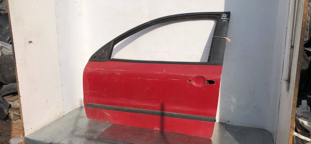 дверь передняя левая Fiat Bravo 1 поколение 2000, red, купе