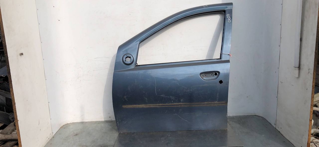дверь передняя левая Fiat Punto 2 поколение 2003, steelblue, хетчбэк 5 дв.