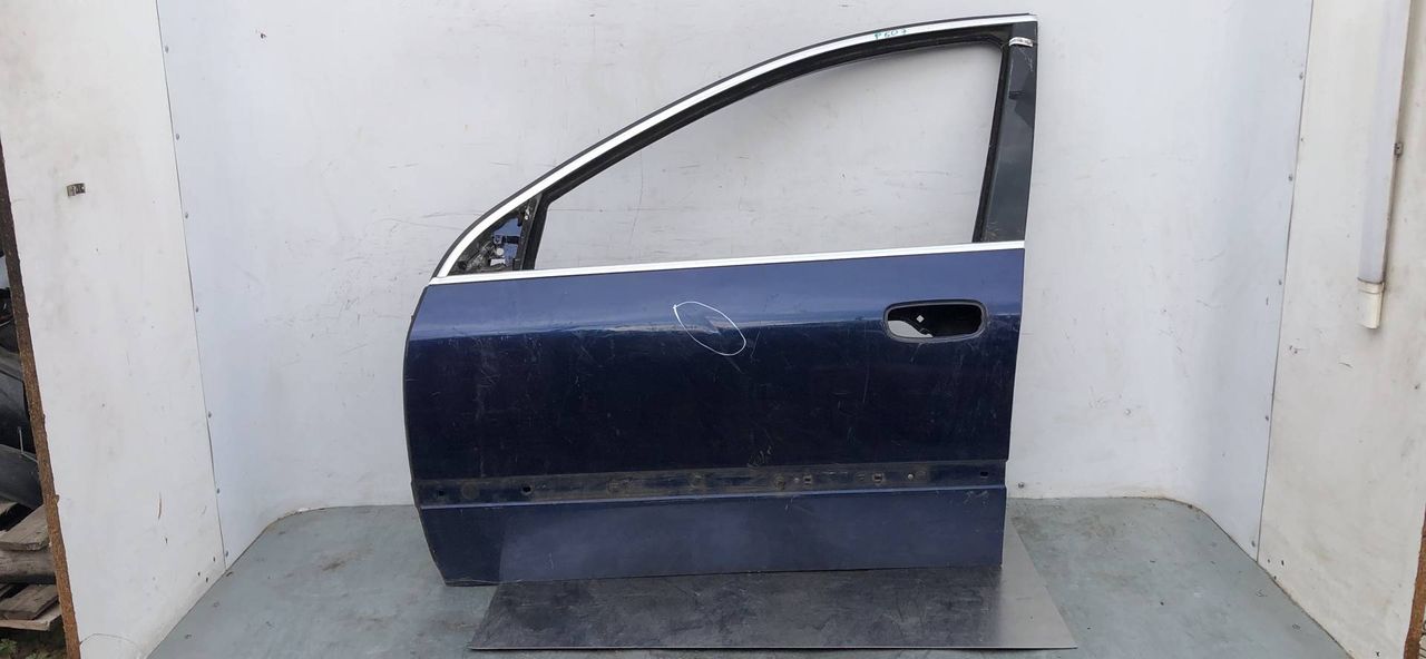 дверь передняя левая Peugeot 607 1 поколение 2001, blue, седан