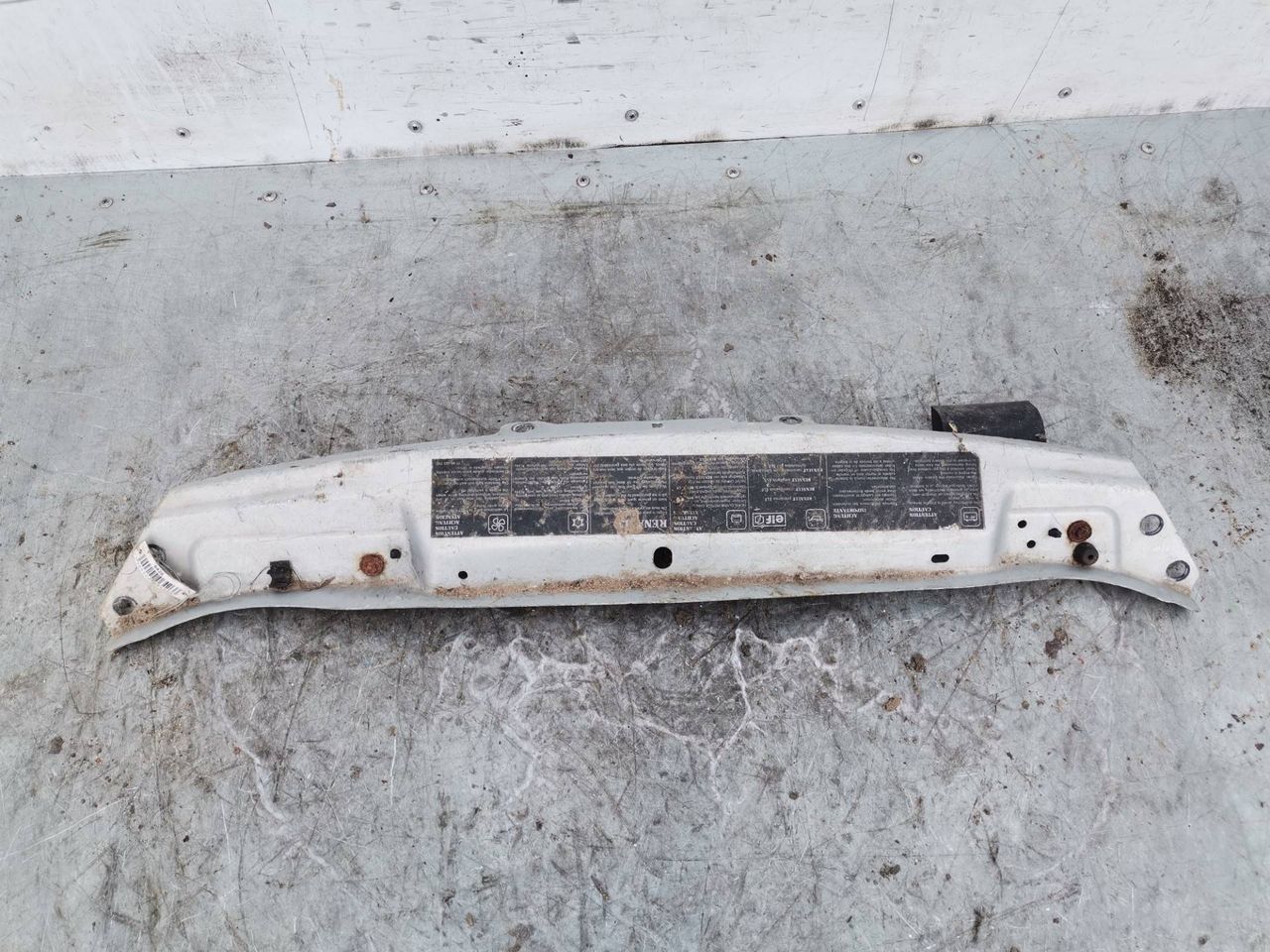 рамка капота Renault Scenic 1 поколение (1996 - 1999), silver, минивэн