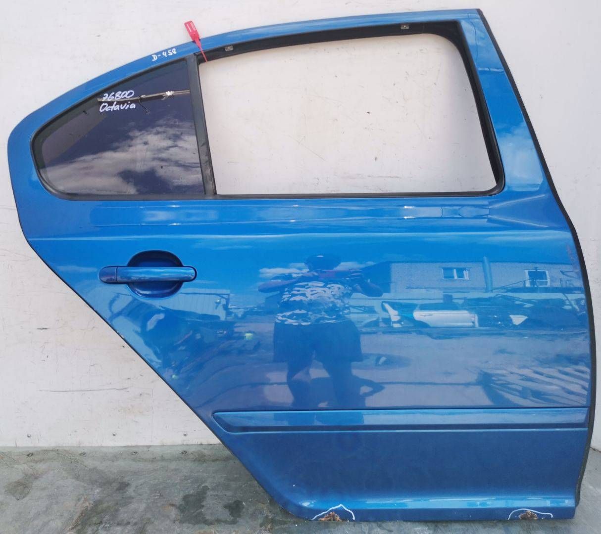 дверь задняя правая Skoda Octavia 2 поколение (A5) 2007, 2.0 л., BMN, дизель, 6МКПП, хетчбэк 5 дв.