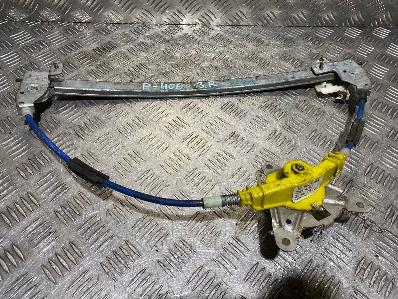 стеклоподъемник задний правый Peugeot 406 1 поколение [рестайлинг] 2001, 2.0 л., дизель, универсал