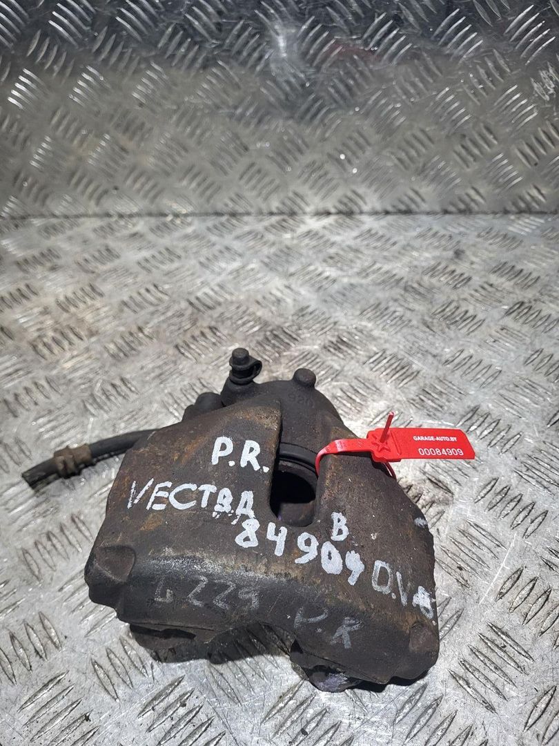 суппорт передний правый Opel Vectra B [рестайлинг] 2001, 1.6 л., Z 16 XE, бензин, 5МКПП, черный, универсал