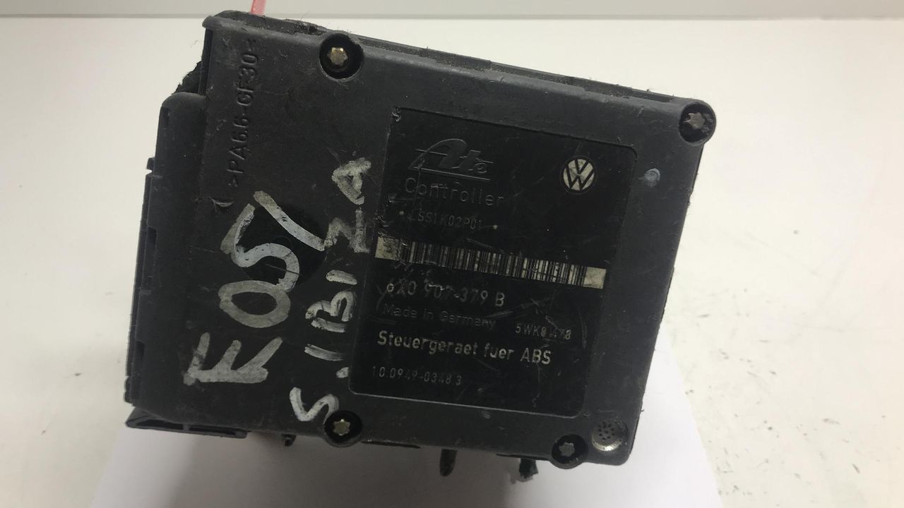 блок ABS SEAT Ibiza 3 поколение 2001, 1.4 л., бензин, 5МКПП, 6X0907379B, 10.0949-0348.3, 6X0614117
