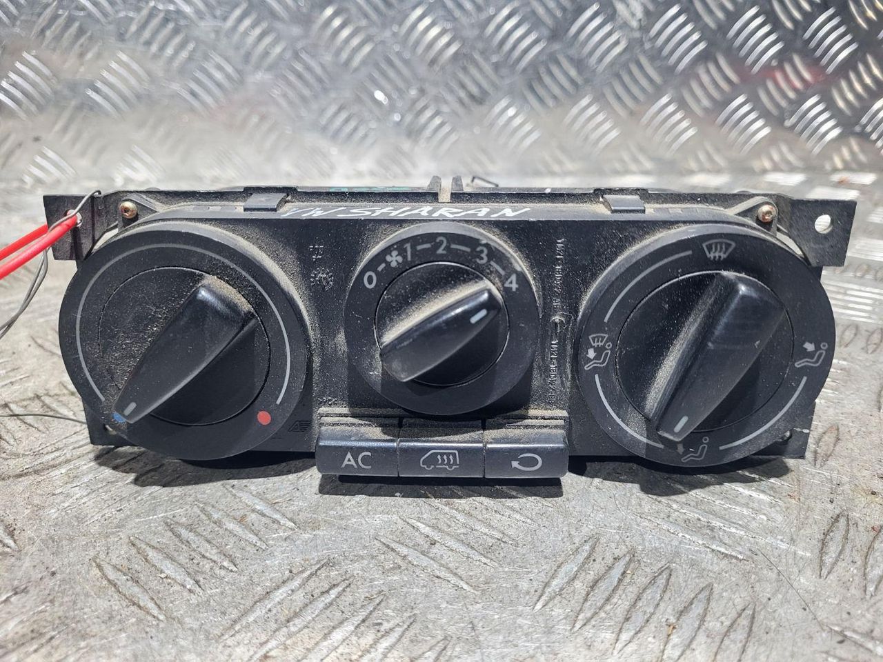 блок управления печки / климат-контроля Volkswagen Sharan 1 поколение 1999, 1.9 л., дизель, минивэн, 7M3907049A