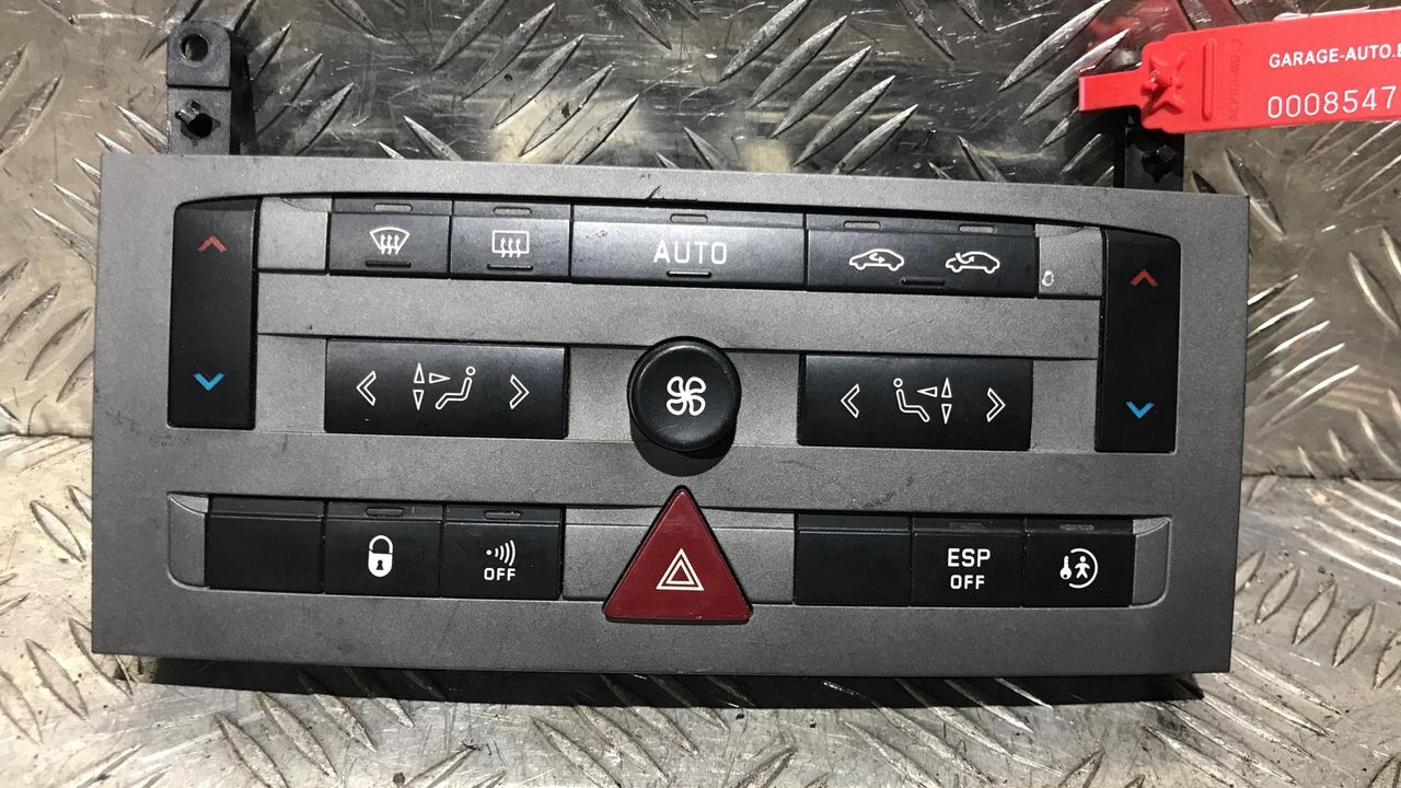 блок управления печки / климат-контроля Peugeot 407 1 поколение 2005, 1.6 л., дизель, универсал, 96573322YW, VP4PUH-18C612-FH