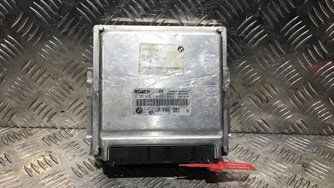 блок управления двигателем BMW 5 серия E39 2000, 3.0 л., M57N 306 D2, дизель, АКПП, седан, 7786581, 0281010314, 7785464, 7787638, 1423886, 96023454, 5WK33502AB