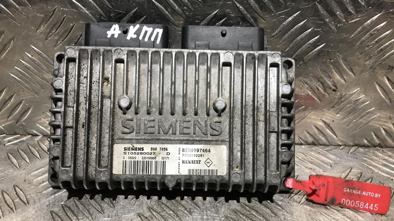 блок управления АКПП Renault Kangoo 1 поколение 2001, 1.4 л., бензин, АКПП, фургон, 7700110261, 8200197464, S105280027D