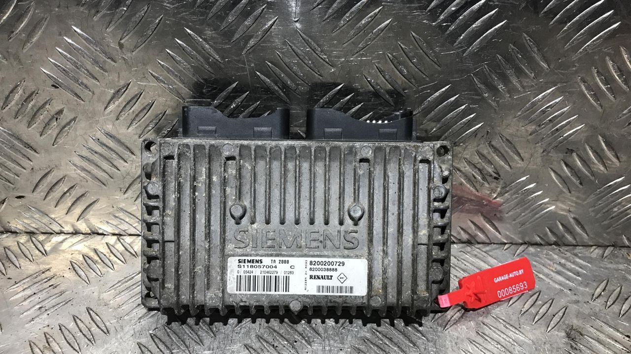 блок управления АКПП Renault Scenic 1 поколение [рестайлинг] 2001, 2.0 л., F4P 720, бензин, АКПП, синий, минивэн, S118057004C, 8200200729, 8200038888