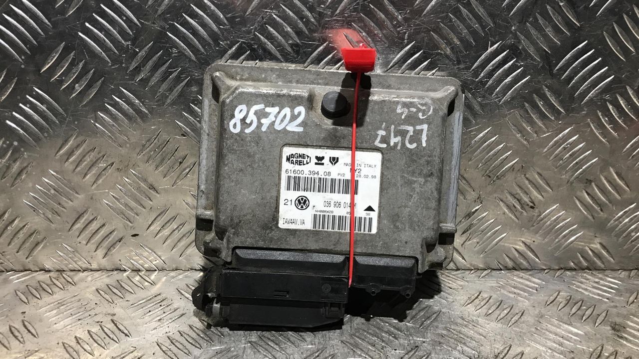 блок управления двигателем Volkswagen Golf 4 поколение 1998, 1.4 л., бензин, МКПП, 036906014M, 61600.394.08