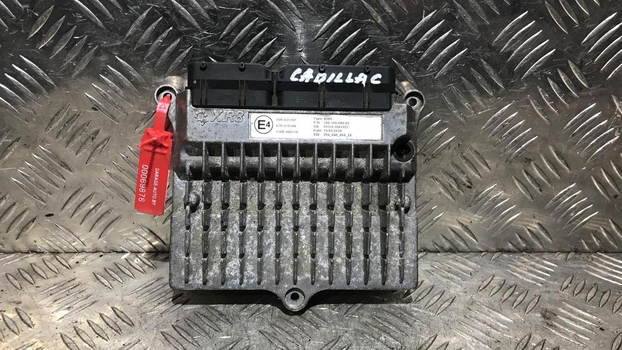 блок управления двигателем Cadillac CTS 1 поколение 2007, 3.6 л., бензин, АКПП, 093560001927, 100-100-080-02, 10R-021197, 67R-010188, 110R-000110, 29904000429, X080