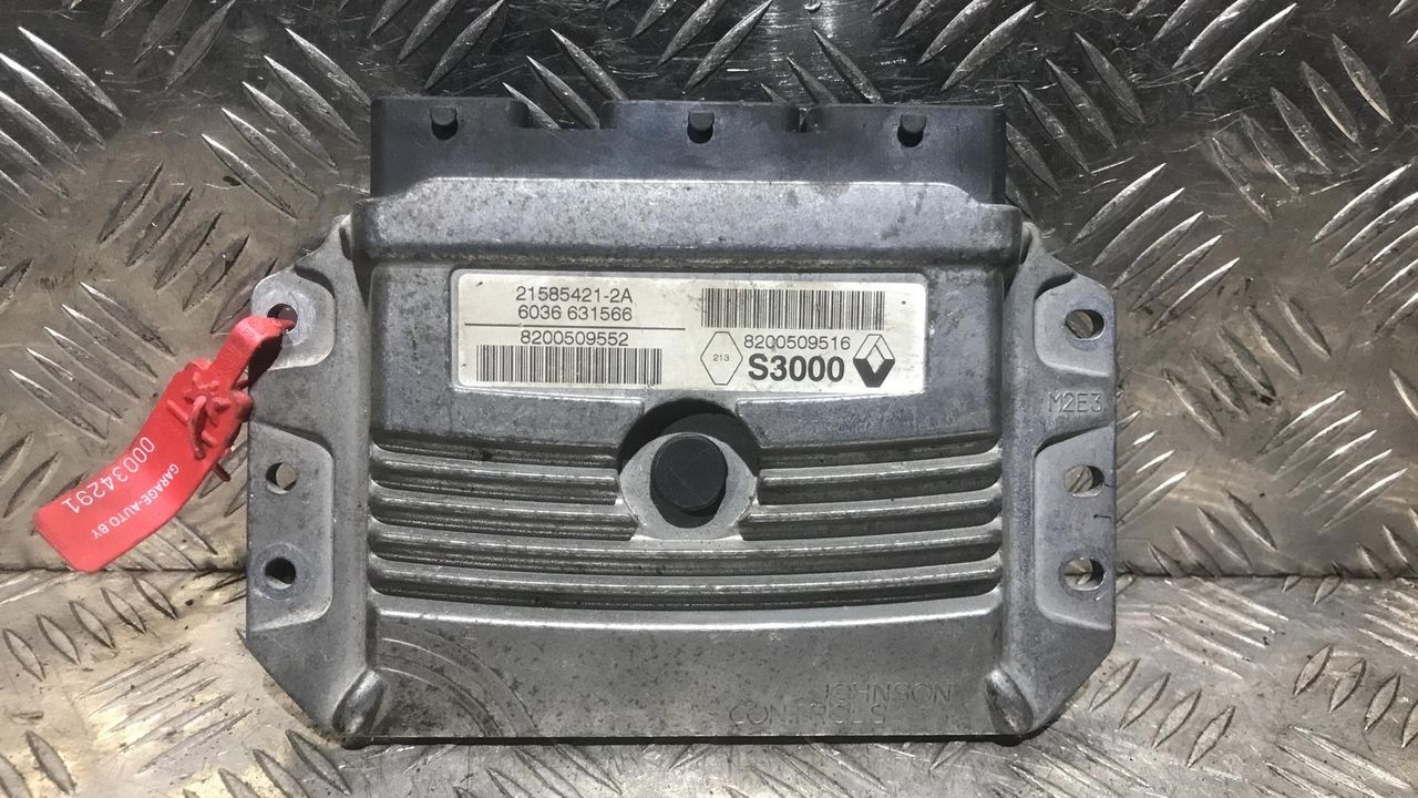 блок управления двигателем Renault Scenic 2 поколение 2006, 2.0 л., бензин, МКПП, минивэн, 21585421-2A, 631566, 8200509552, 8200509516