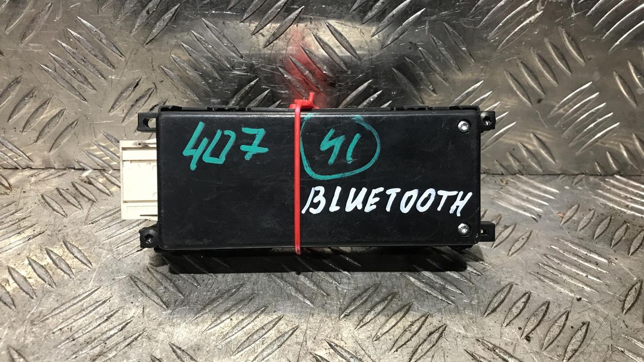 блок Bluetooth Peugeot 407 1 поколение 2006, 2.0 л., дизель, МКПП, S122288001D, 9659765480