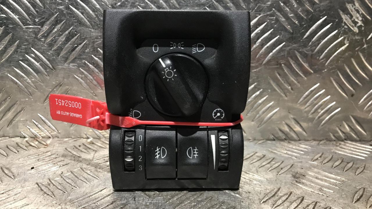 переключатель света Opel Vectra B [рестайлинг] 2001, 1.6 л., Z 16 XE, бензин, 5МКПП, черный, универсал, 90569814, 53142807