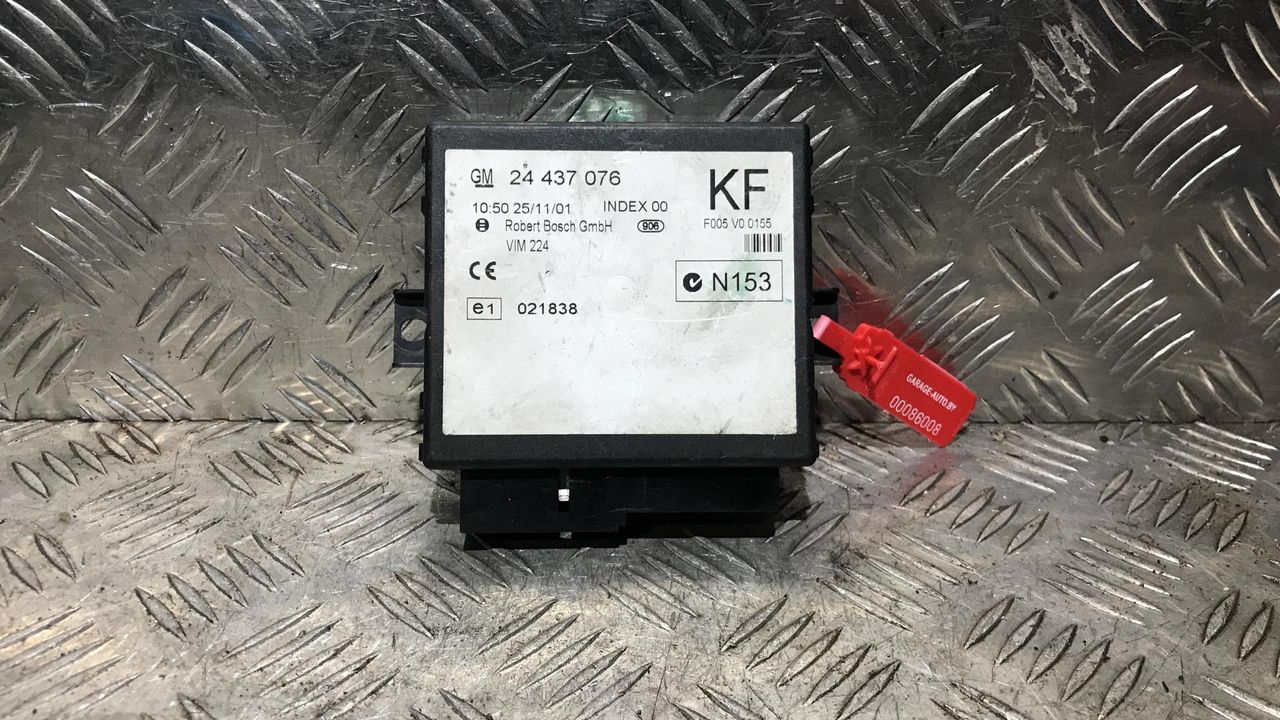 блок комфорта Opel Astra G 2002, 1.6 л., бензин, МКПП, 24437076, KF, F005V00155