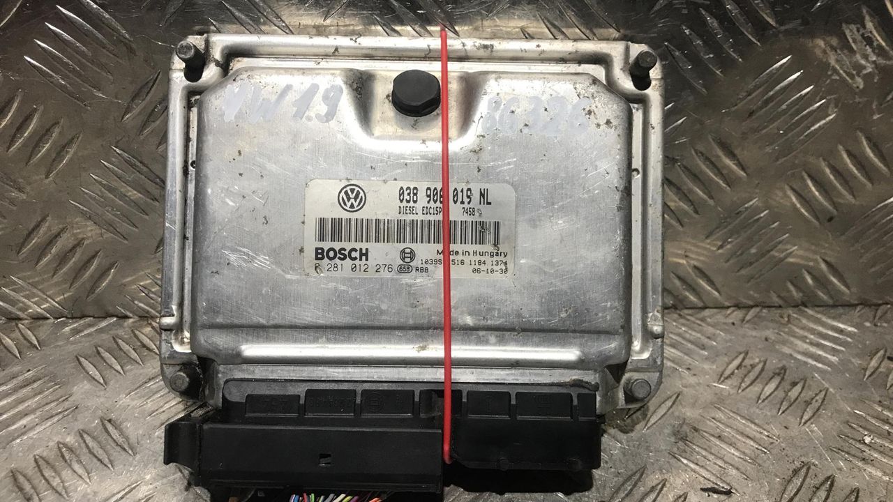 блок управления двигателем Skoda Fabia 1 поколение [рестайлинг] 2006, 1.9 л., дизель, МКПП, 038906019NL, 0281012276