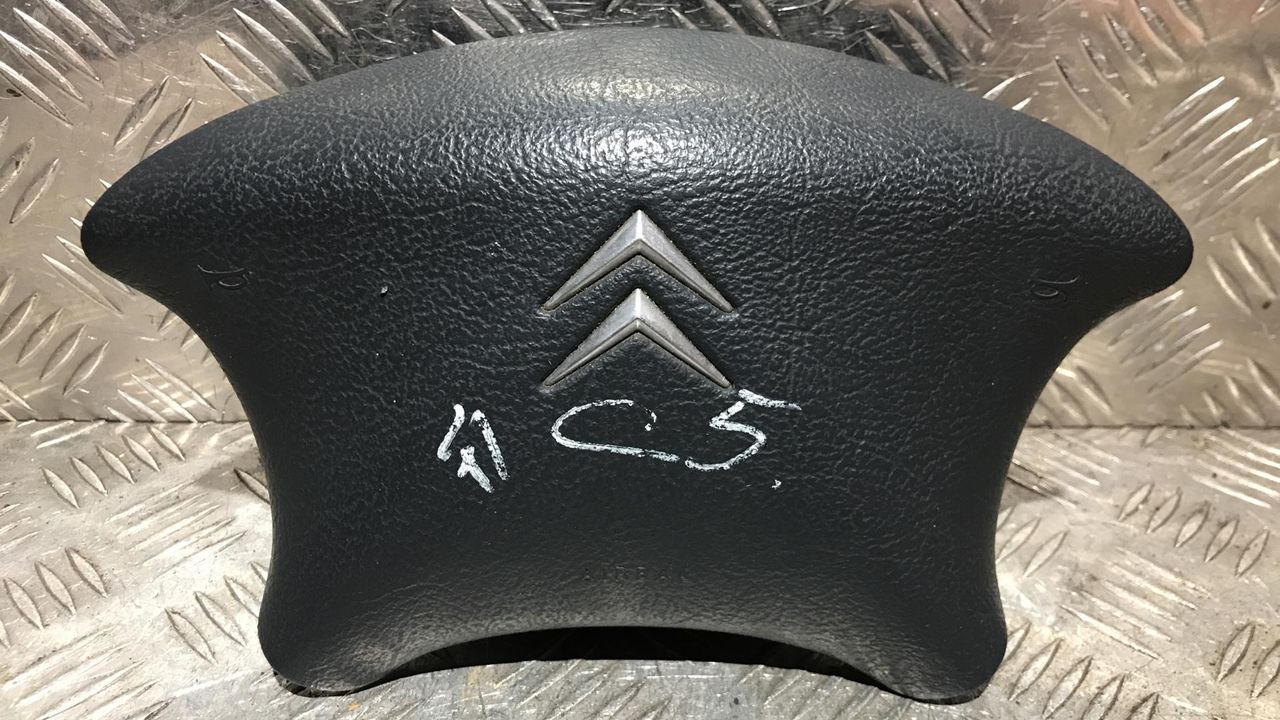 подушка безопасности водителя Citroen C5 1 поколение 2003, 2.0 л., дизель, МКПП, хетчбэк 5 дв., 96326381ZK