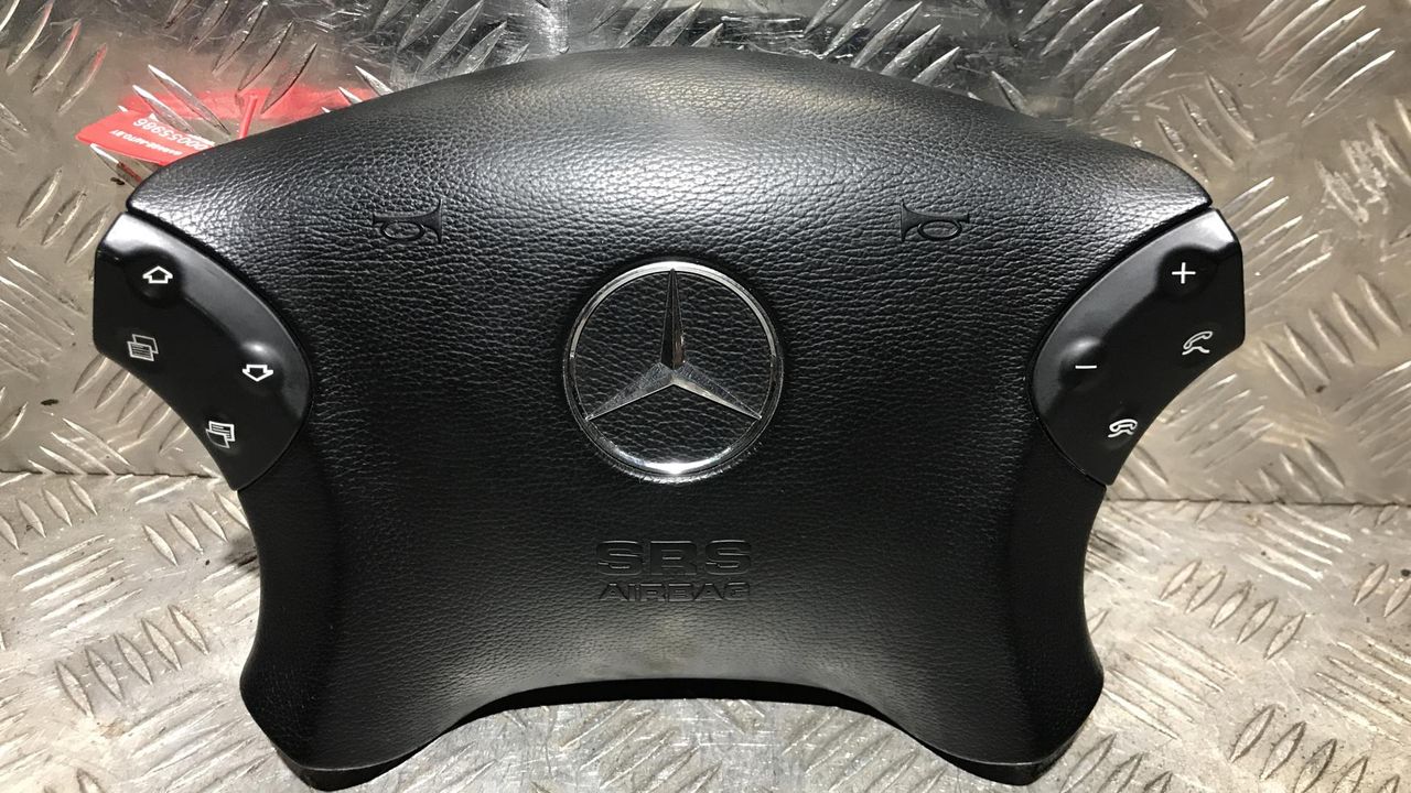 подушка безопасности водителя Mercedes-Benz C-Класс W203/S203/CL203 2002, 2.2 л., дизель, 6МКПП, черный, универсал, 2034601898, 1855.99.01