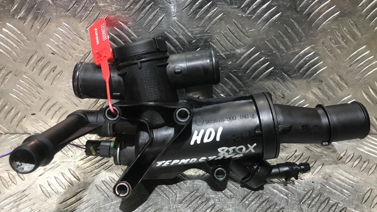 корпус термостата Citroen C5 2 поколение 2009, 2.0 л., HDi, RHR (DW10BTED4), дизель, АКПП, 9656182980