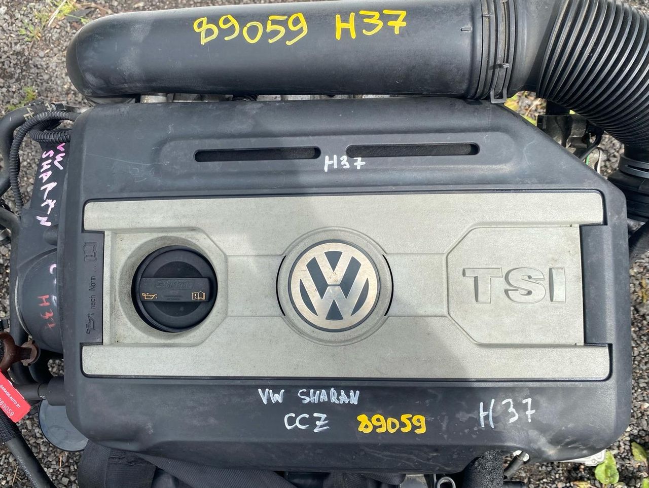 двигатель Volkswagen Sharan 2 поколение 2011, 2.0 л., CCZA, бензин, АКПП, минивэн, CCZ, CCZA