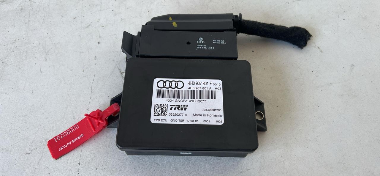 блок управления ручником Audi A6 4G/C7 2012, 2.0 л., CDNB, бензин, АКПП, седан, 4H0907801F