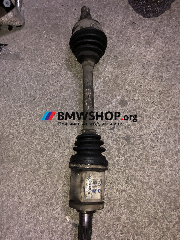 полуось передняя левая (приводной вал, ШРУС) BMW X3 E83 [рестайлинг] 2007, 3.0 л., N52 B30 A, бензин, АКПП, внедорожник 5 дв., 31607524045