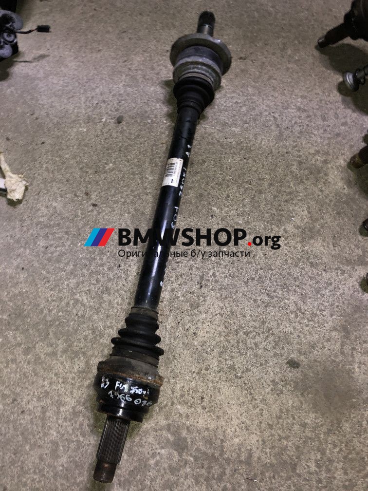 полуось задняя (приводной вал, ШРУС) BMW 7 серия F01/F02 2011, 4.4 л., N63 B44 A, бензин, АКПП, седан, 33207566086