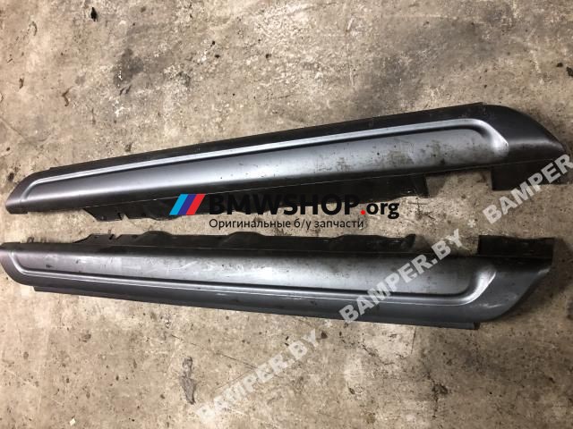 накладка на порог BMW X3 E83 [рестайлинг] 2007, 3.0 л., M57 D30 (306D5), дизель, АКПП, внедорожник 5 дв.