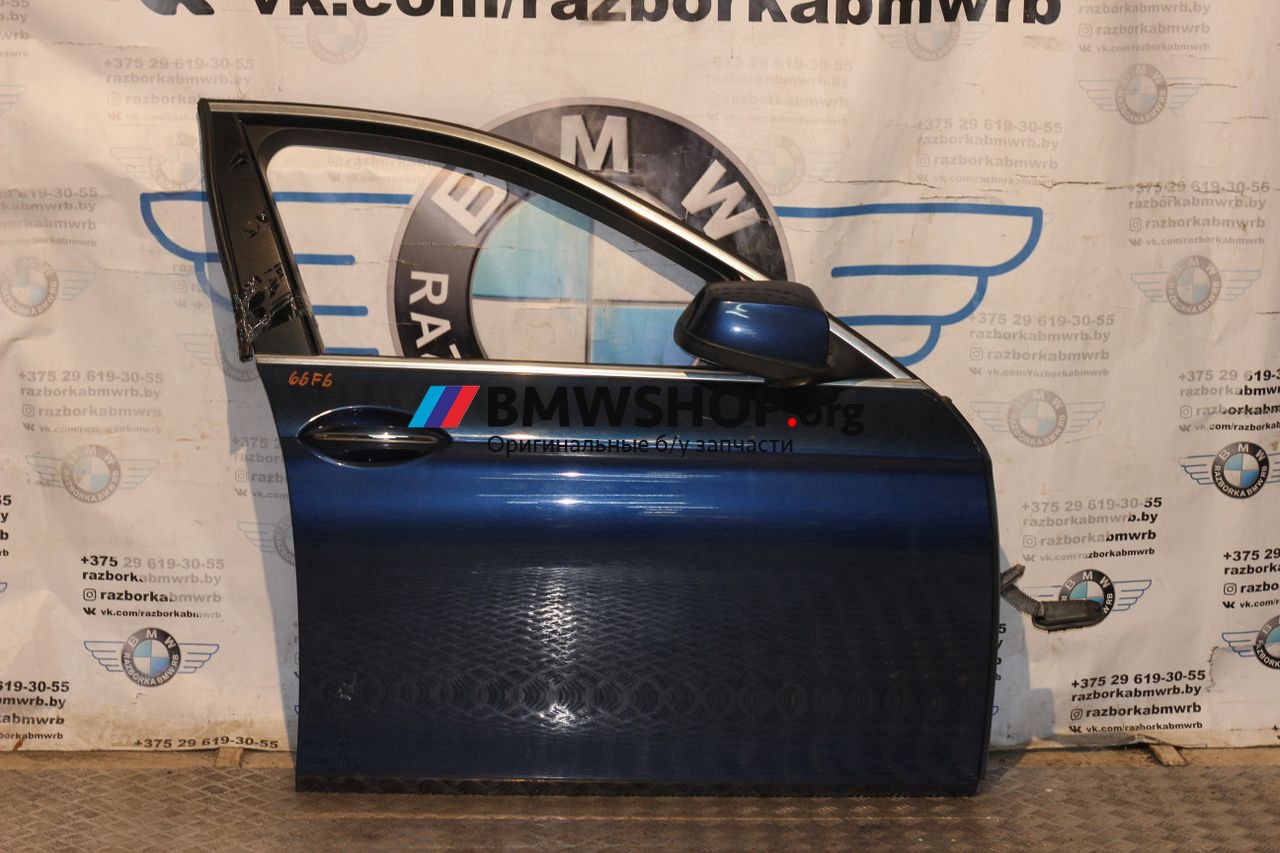 дверь передняя правая BMW 5 серия F07/F10/F11 2010, 3.0 л., бензин, АКПП, синий, седан, 41007206108