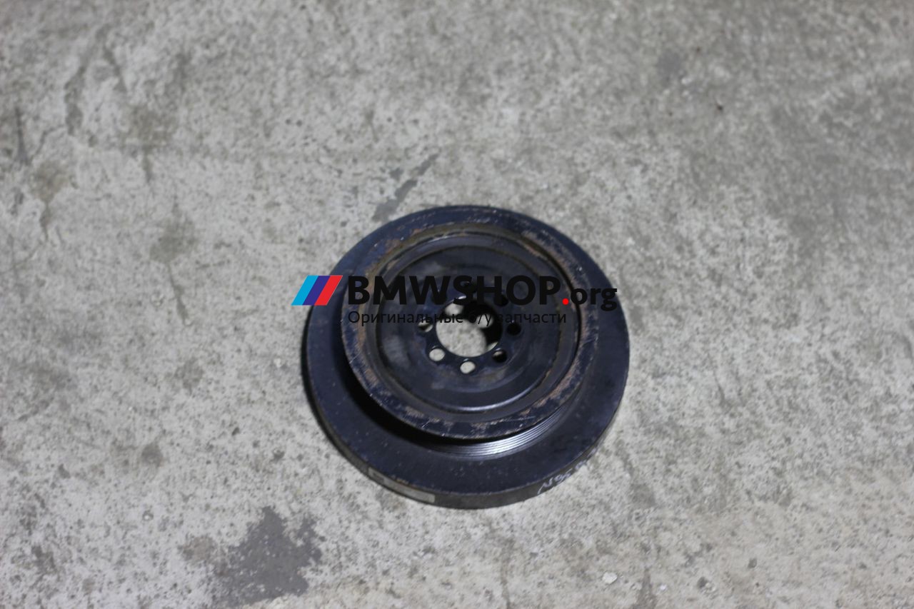 шкив коленвала BMW 5 серия F07/F10/F11 2010, 3.0 л., бензин, АКПП, синий, седан, 7573654